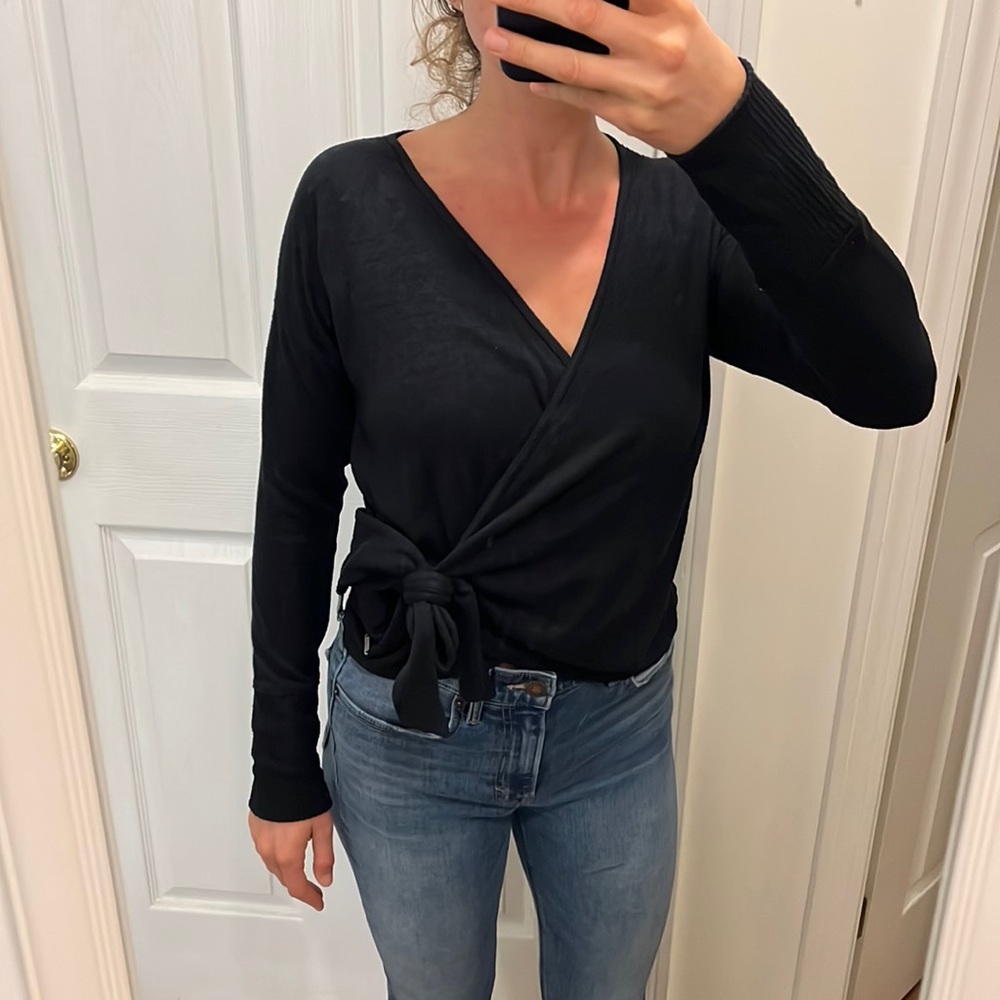 Abercrombie and Fitch Wrap Sweater - Small